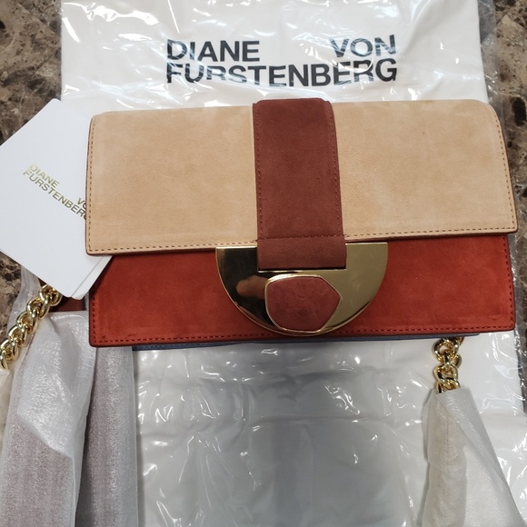 Diane Von Furstenberg Handbags - NWT - DVF Stone Lock Sienna Multi Bag